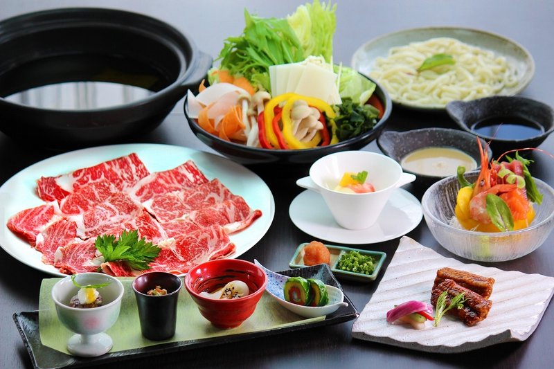 【オープニングウィーク】ご夕食「上州牛のしゃぶしゃぶ和膳」1泊2食